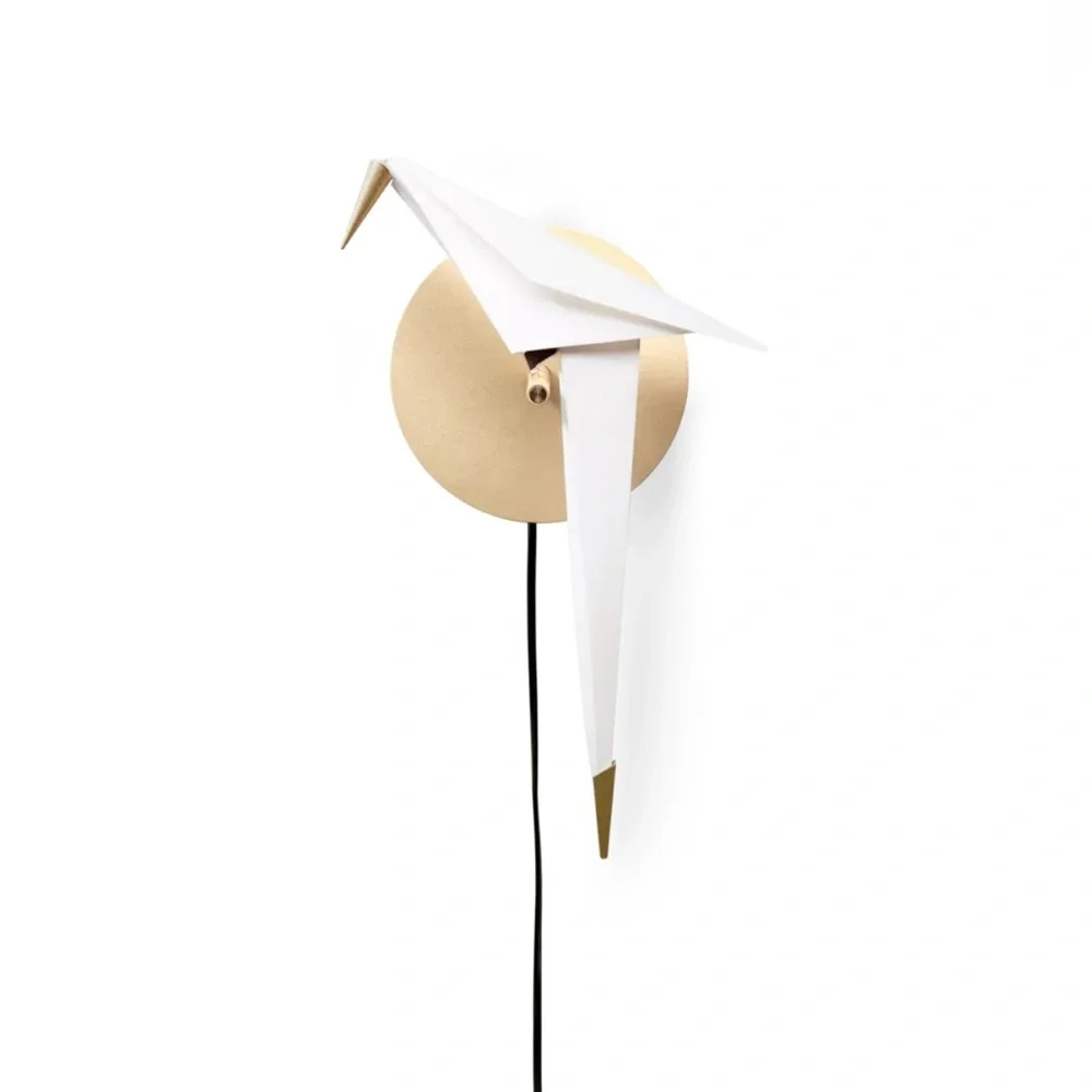 Perch Light Wall (3) steel and aluminium frame with PC & synthetic paper birds.